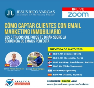 Webinar "Cómo captar clientes con email marketing inmobiliario" Webinar "Cómo captar clientes con email marketing inmobiliario"